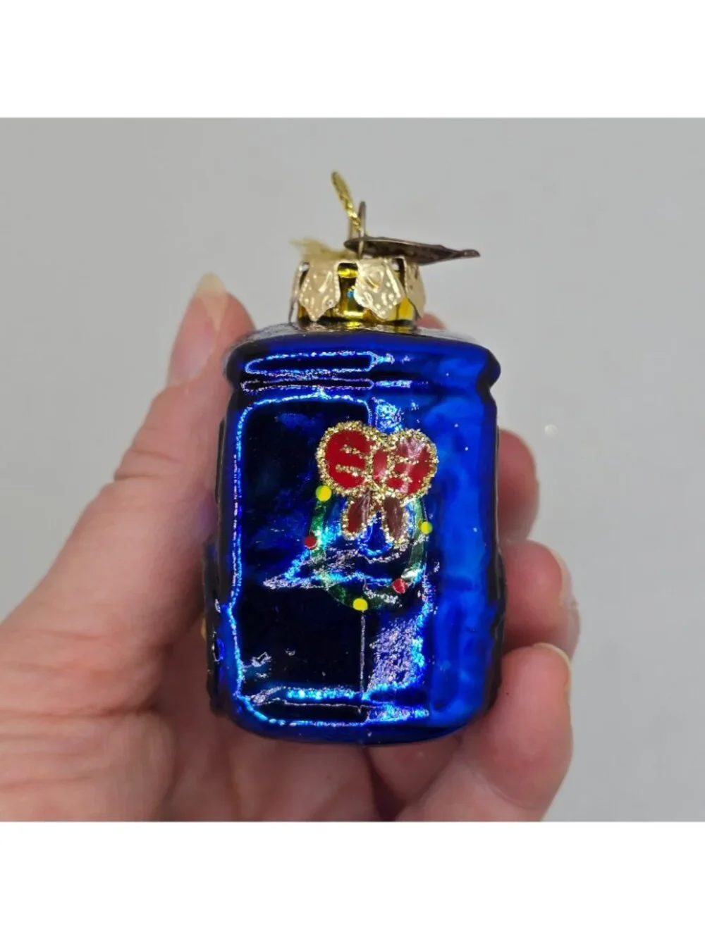 Christmas Ornament Glass Train Locomotive Thomas Pacconi Museum Series 2003 VTG